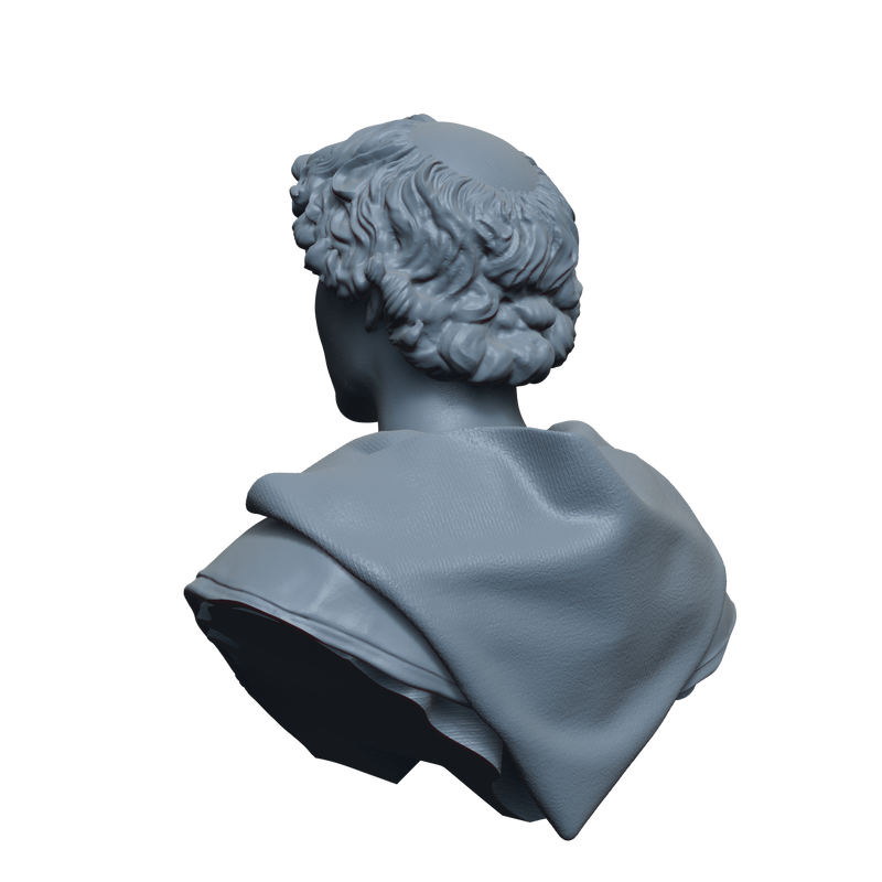 Athelstan The Monk Bust 3D Print Vikings KUTON El Greco athelstan-the-monk-bust-3d-print-vikings-kuton-el-greco