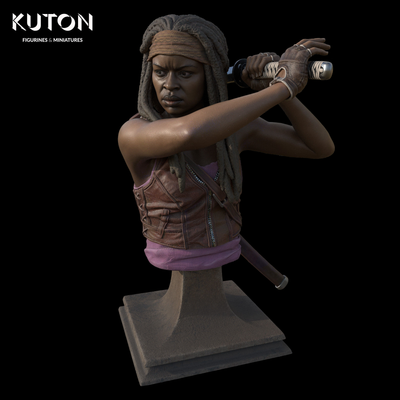 Michonne Bust - 3D Print