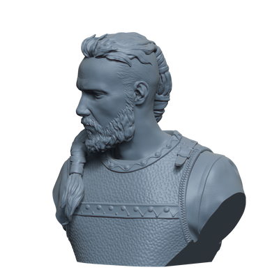 Ubbe Bust- 3D Print