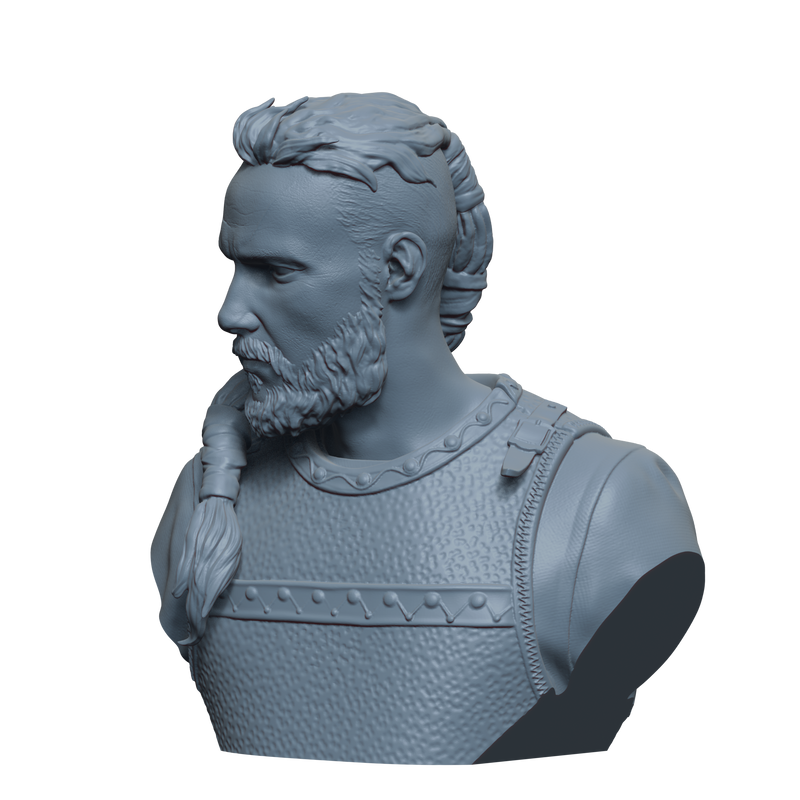 Ubbe Bust- 3D Print