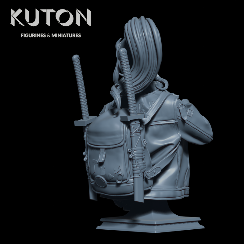 Kukii Bust - 3D Print