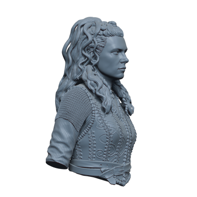 Lagertha Bust- 3D Print