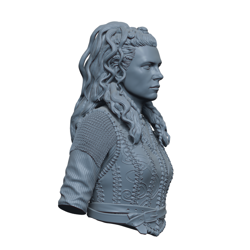 Lagertha Bust- 3D Print