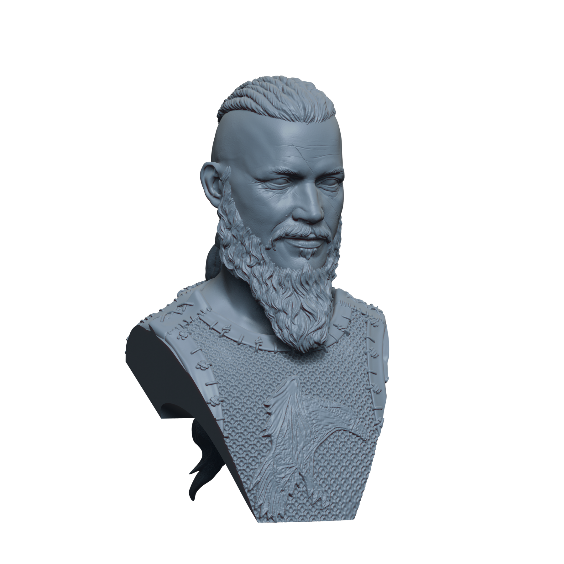 3d Model Ragnar Ragnar Lothbrok Bust - 3D Print - Vikings - KUTON - El Greco Miniatures ...