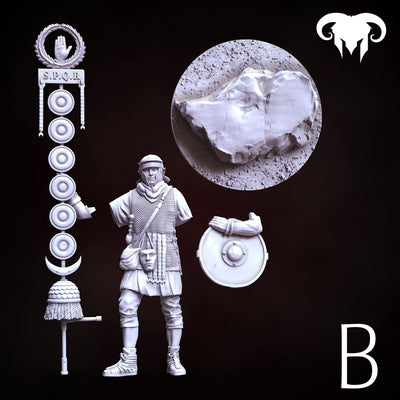 Roman Signifer 1st-2nd C. A.C. "Symbol of Power" - 90mm - 3D Print