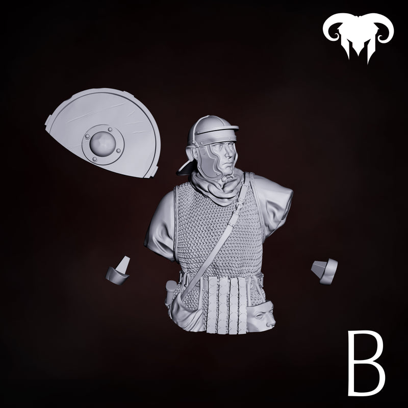Roman Signifer 1st-2nd C. A.C. "Standard of Honor" Bust - 3D Print