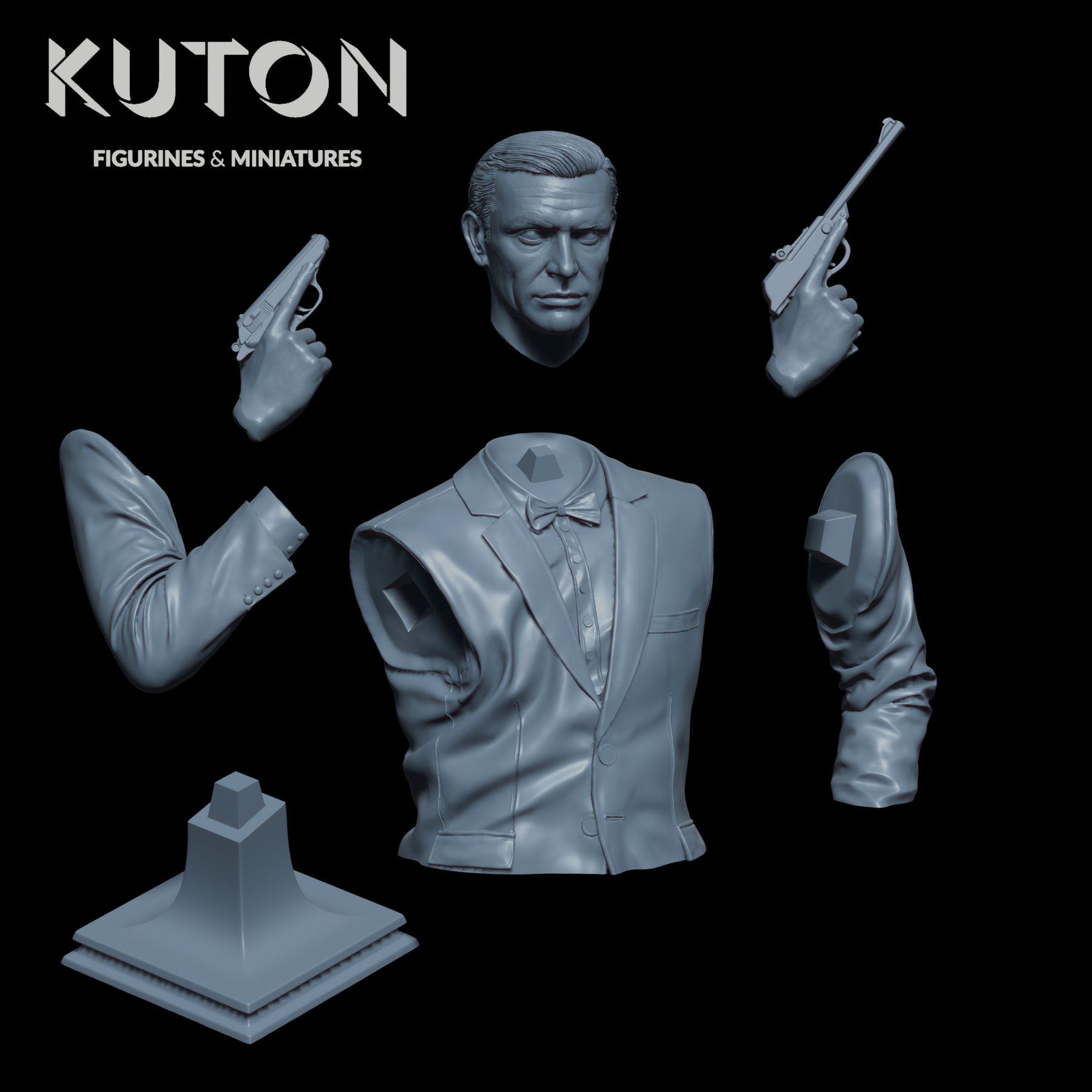 From Russia With Love Bust - 3D Print