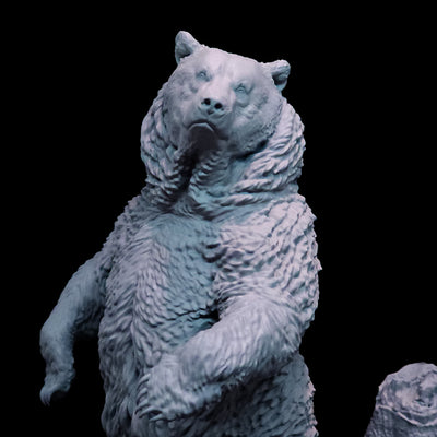Grizzly Bear - 75mm - 3D Print