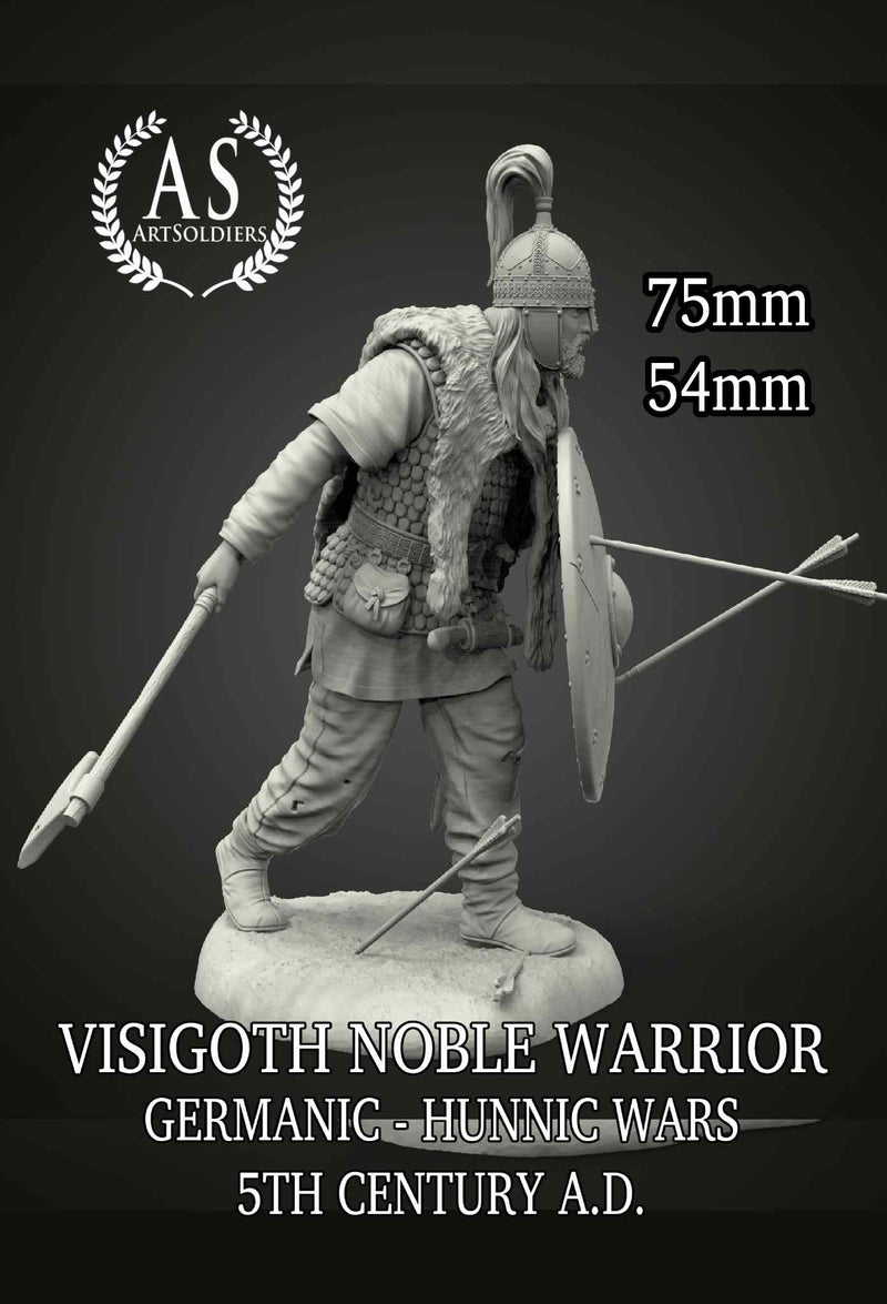 Visigoth Noble Warrior, 5th cent AD  -75mm
