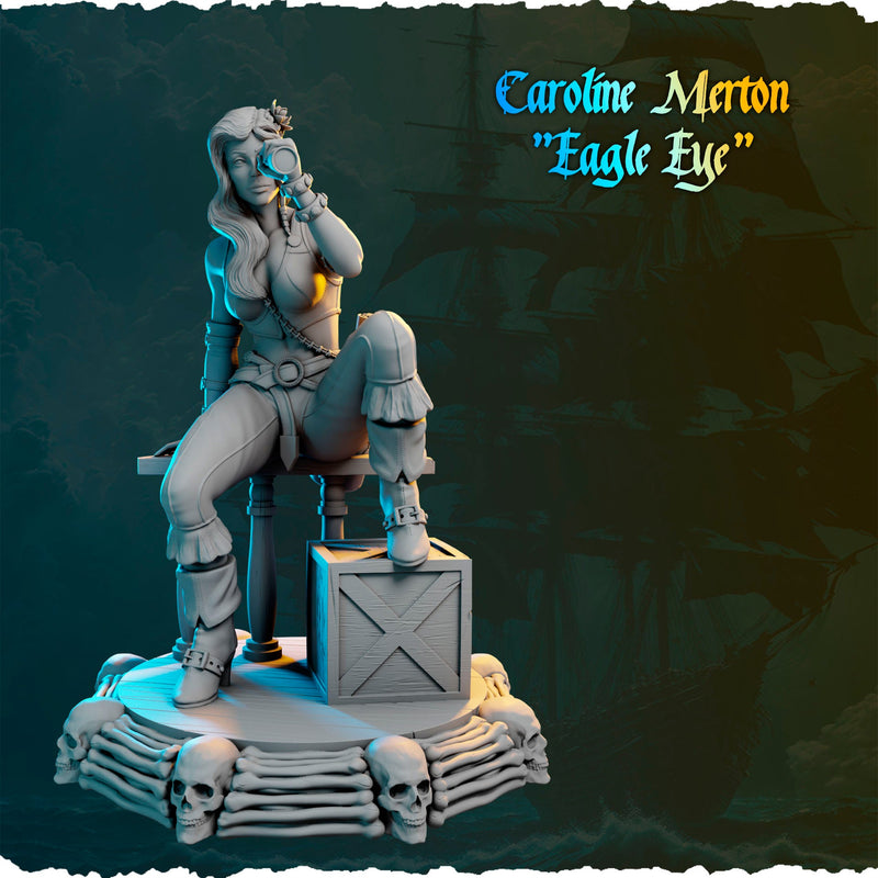 Caroline Merton "Eagle Eye" - 32mm - 3D Print