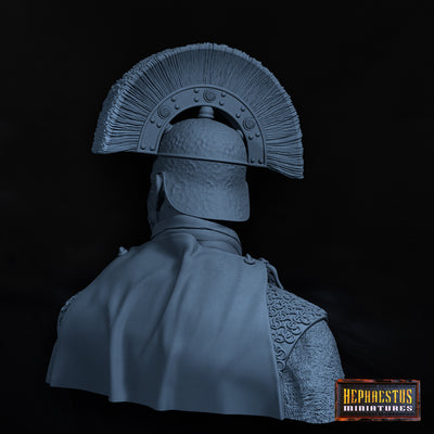 Roman Centurion Shoulder Bust 1/6 - 3D Print