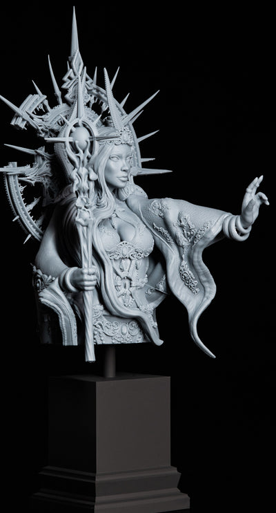 Devine Cleric Bust - 3D Print