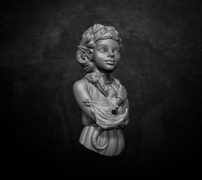 Cyara Bust - 3D Print