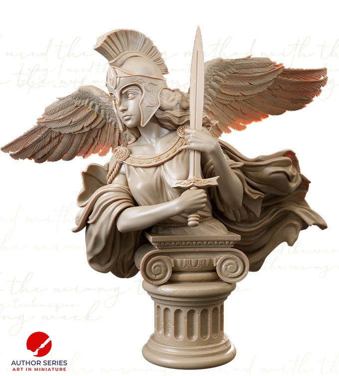 Diana Bust - Winged - 3D Print