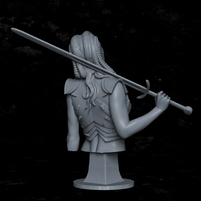 Eirlys, Princess of the North Bust - 3D Print