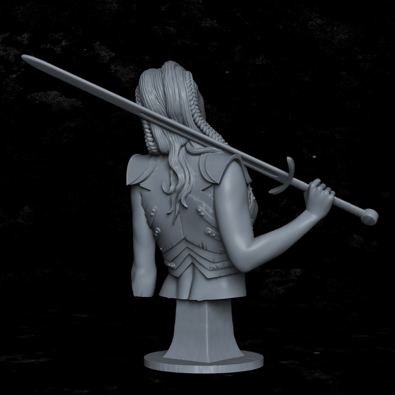 Eirlys, Princess of the North Bust - 3D Print