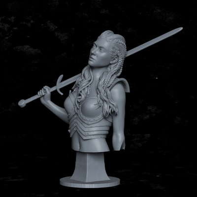 Eirlys, Princess of the North Bust - 3D Print