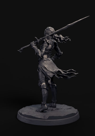 Eldra Standalone Pose - 32mm - 3D Print