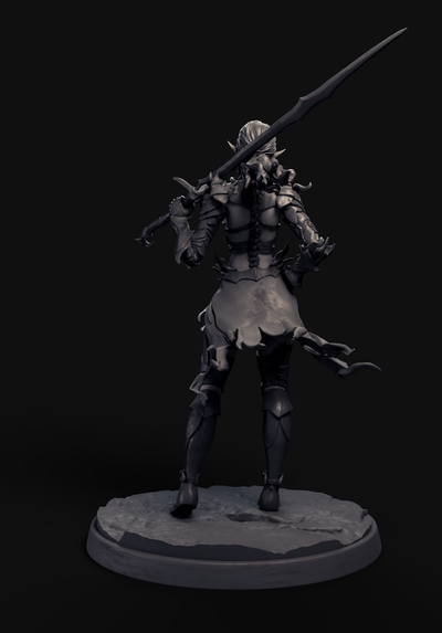 Eldra Standalone Pose - 32mm - 3D Print
