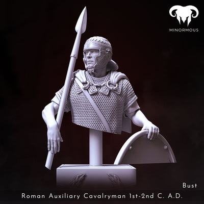 Roman Auxiliary Cavalryman 1st-2nd C. A.D. "Horsemen of Antiquity" Bust - 3D Print