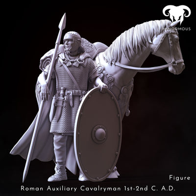 Roman Auxiliary Cavalryman 1st-2nd C. A.D. "Horsemen of Antiquity" - 75mm - 3D Print