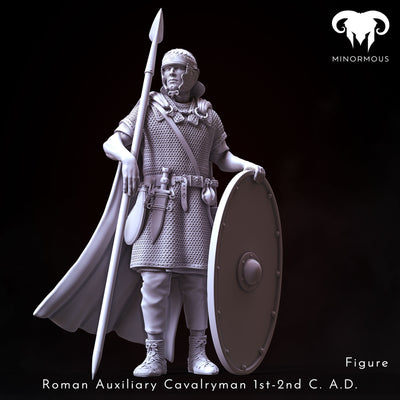 Roman Auxiliary Cavalryman 1st-2nd C. A.D. "Horsemen of Antiquity" - 75mm - 3D Print