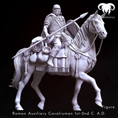 Roman Auxiliary Cavalryman 1st-2nd C. A.D. "Hooves of Honor" - 75mm - 3D Print