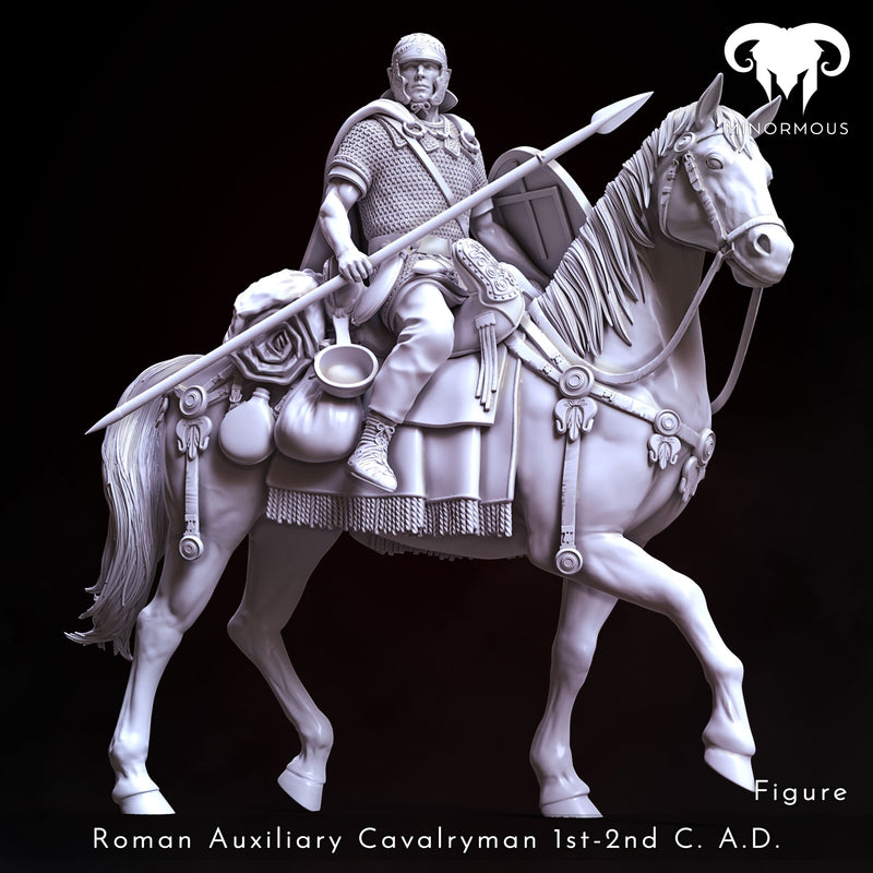 Roman Auxiliary Cavalryman 1st-2nd C. A.D. "Hooves of Honor" - 90mm - 3D Print