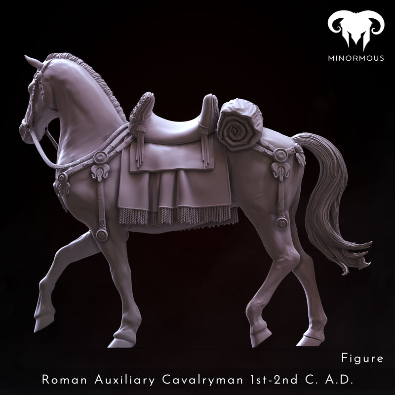 Roman Auxiliary Cavalryman 1st-2nd C. A.D. "Hooves of Honor" - 90mm - 3D Print