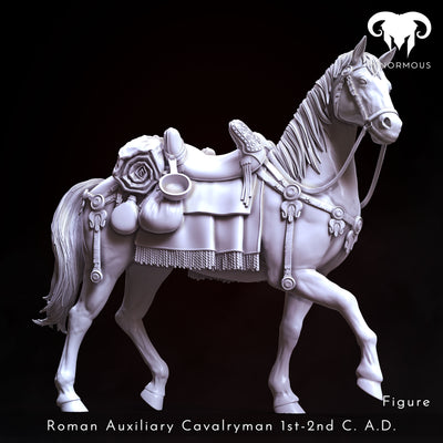 Horse - Roman Auxiliary 1st-2nd C. A.D. "Hooves of Honor" - 75mm - 3D Print