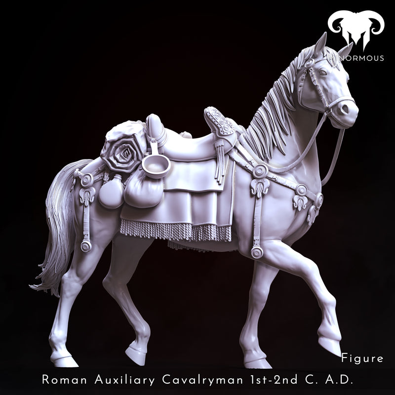 Roman Auxiliary Cavalryman 1st-2nd C. A.D. "Hooves of Honor" - 75mm - 3D Print