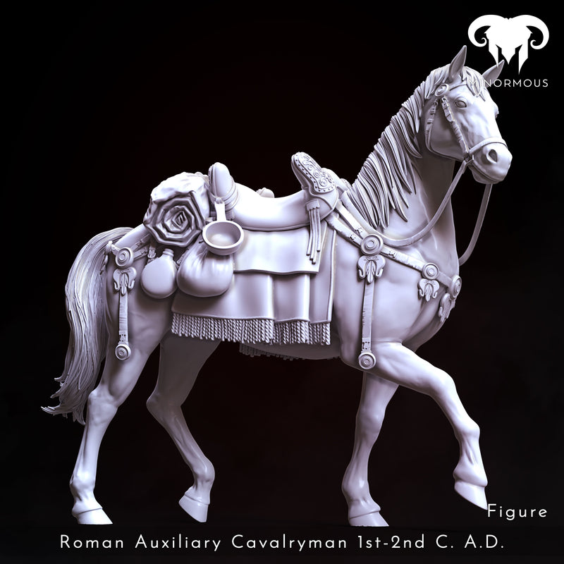 Horse - Roman Auxiliary 1st-2nd C. A.D. "Hooves of Honor" - 90mm - 3D Print