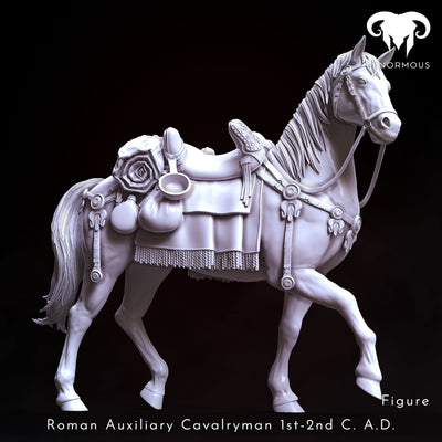 Roman Auxiliary Cavalryman 1st-2nd C. A.D. "Hooves of Honor" - 90mm - 3D Print