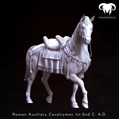 Roman Auxiliary Cavalryman 1st-2nd C. A.D. "Hooves of Honor" - 90mm - 3D Print