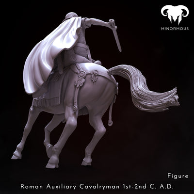 Roman Auxiliary Cavalryman 1st-2nd C. A.D. "Riding with Rome" - 75mm - 3D Print