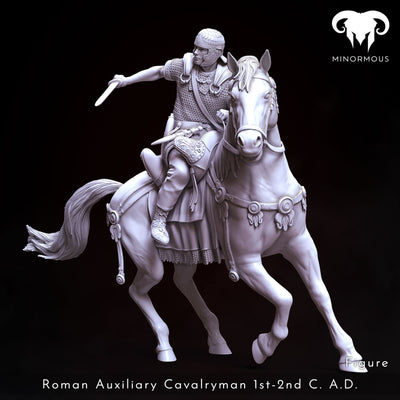 Roman Auxiliary Cavalryman 1st-2nd C. A.D. "Riding with Rome" - 90mm - 3D Print