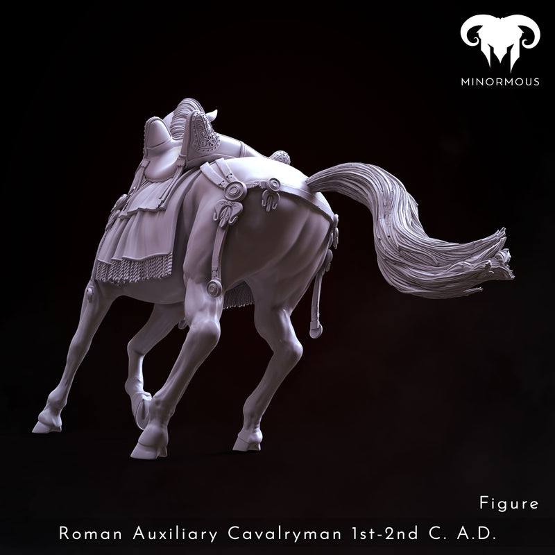 Roman Auxiliary Cavalryman 1st-2nd C. A.D. "Riding with Rome" - 75mm - 3D Print