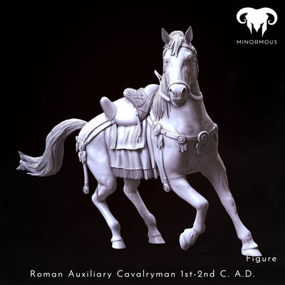 Roman Auxiliary Cavalryman 1st-2nd C. A.D. "Riding with Rome" - 75mm - 3D Print