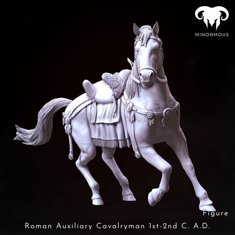 Horse - Roman Auxiliary 1st-2nd C. A.D. "Riding with Rome" - 90mm - 3D Print