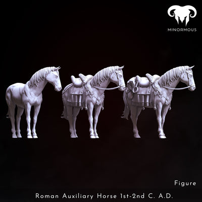 Horse - Roman Auxiliary 1st-2nd C. A.D. "Auxilia Equestrians" - 90mm - 3D Print