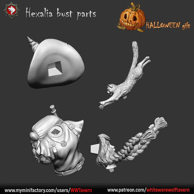 Hexalia Bust - 3D Print
