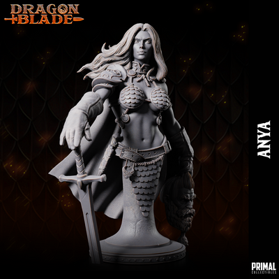 Anya the Barbarian Bust- 3D Print
