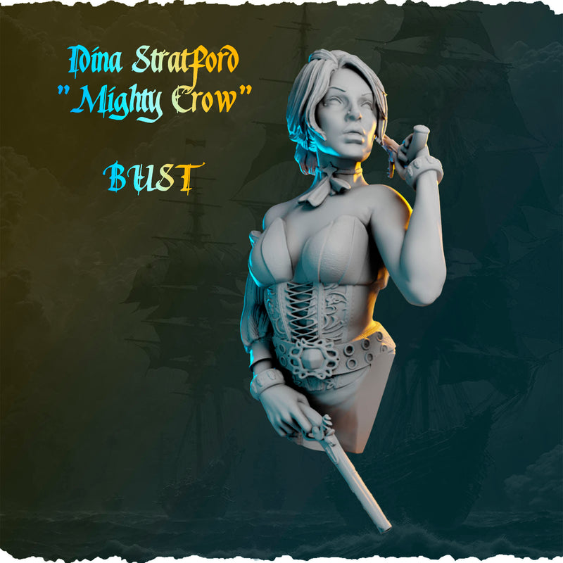 Idina Stratford "Mighty Crow" Bust - 3D Print