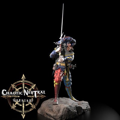German Landsknecht 16th Century - 3D Print