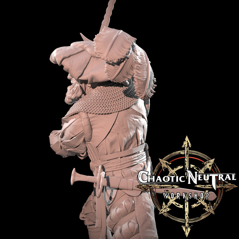 German Landsknecht 16th Century - 3D Print