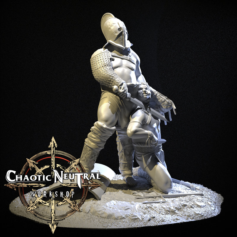 Flamma the Unyielding- Secutor Gladiator - 3D Print