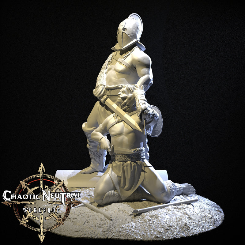 Flamma the Unyielding- Secutor Gladiator - 3D Print