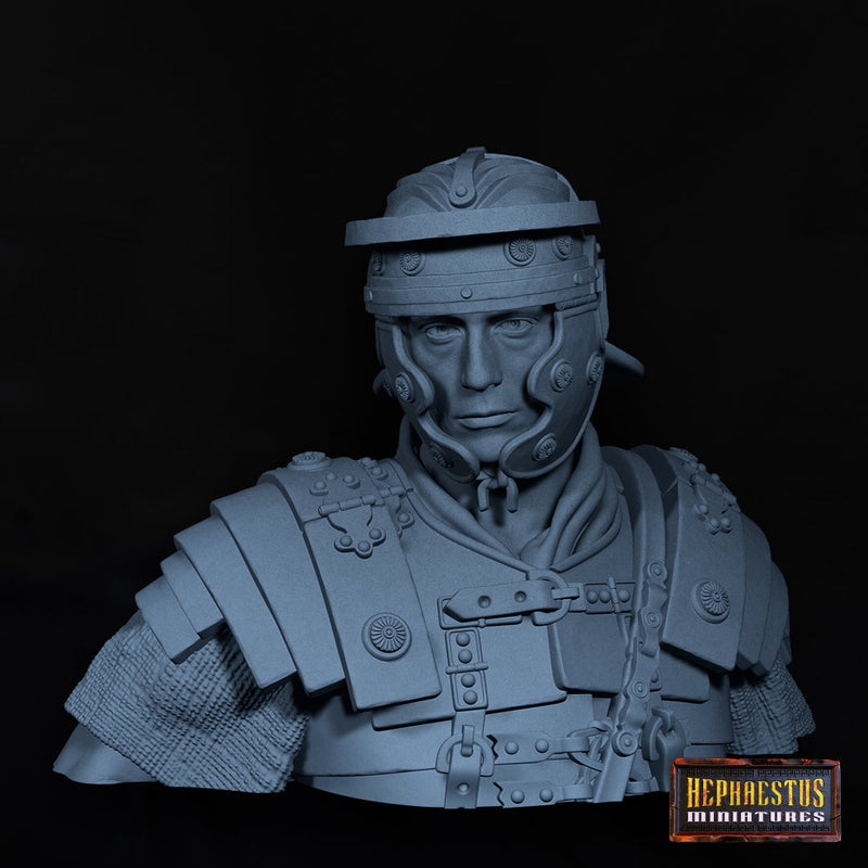 Roman Legionary Shoulder Bust 1/12 - 3D Print