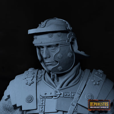 Roman Legionary Shoulder Bust 1/12 - 3D Print