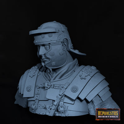 Roman Legionary Shoulder Bust 1/12 - 3D Print